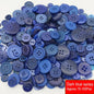 50g/Pack Mix Size Mix color Resin Button 1-3cm