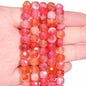 Natural Amethyst Beads 7-8mm Faceted Square Cube Geometric