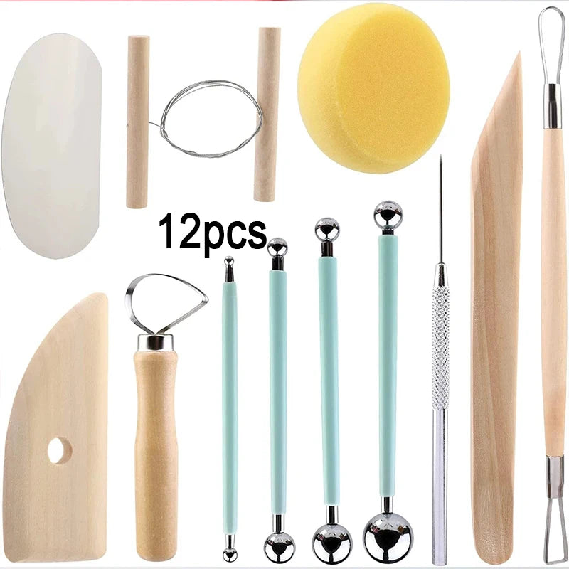 modeling tools for polymer clay sculpting tools