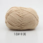 40-50g/Set 4ply Milk Cotton(80%) Knitting Yarn
