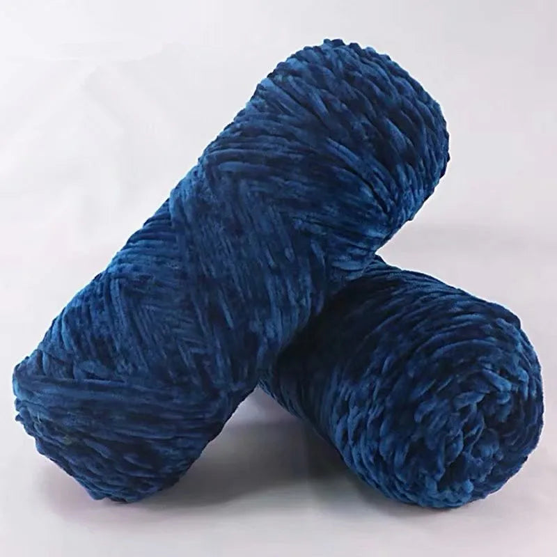 DIY 100% Polyester  Velvet Yarn