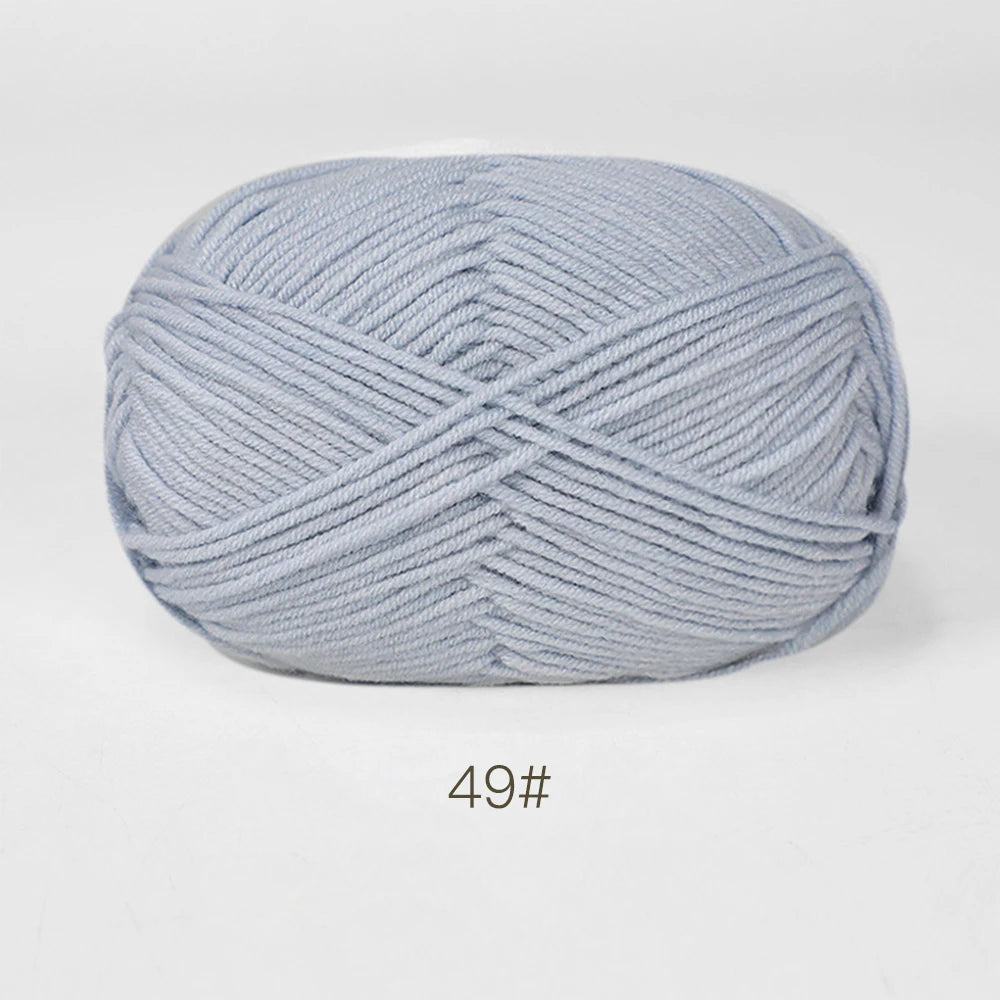 A1-a 50g/Set Soft Milk Cotton Yarn for Crochet Threads for Knitting
