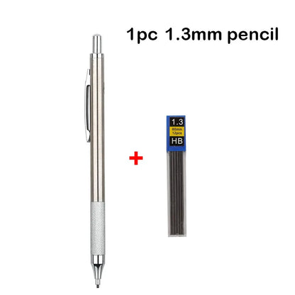 Mechanical Pencil Set 0.3 0.5 0.7 0.9 1.3 2.0mm Full Metal Art Drawing Painting Automatic Pencil