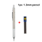 Mechanical Pencil Set 0.3 0.5 0.7 0.9 1.3 2.0mm Full Metal Art Drawing Painting Automatic Pencil