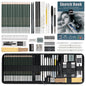 20/54/58/70/144 Drawing And Sketching Kit | Portable Travel Case