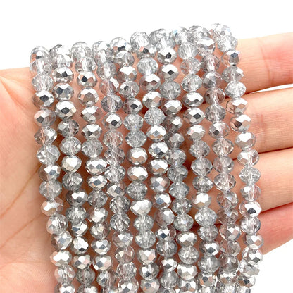 2 3 4 6 8mm Austria Faceted Crystal Beads Rondelle