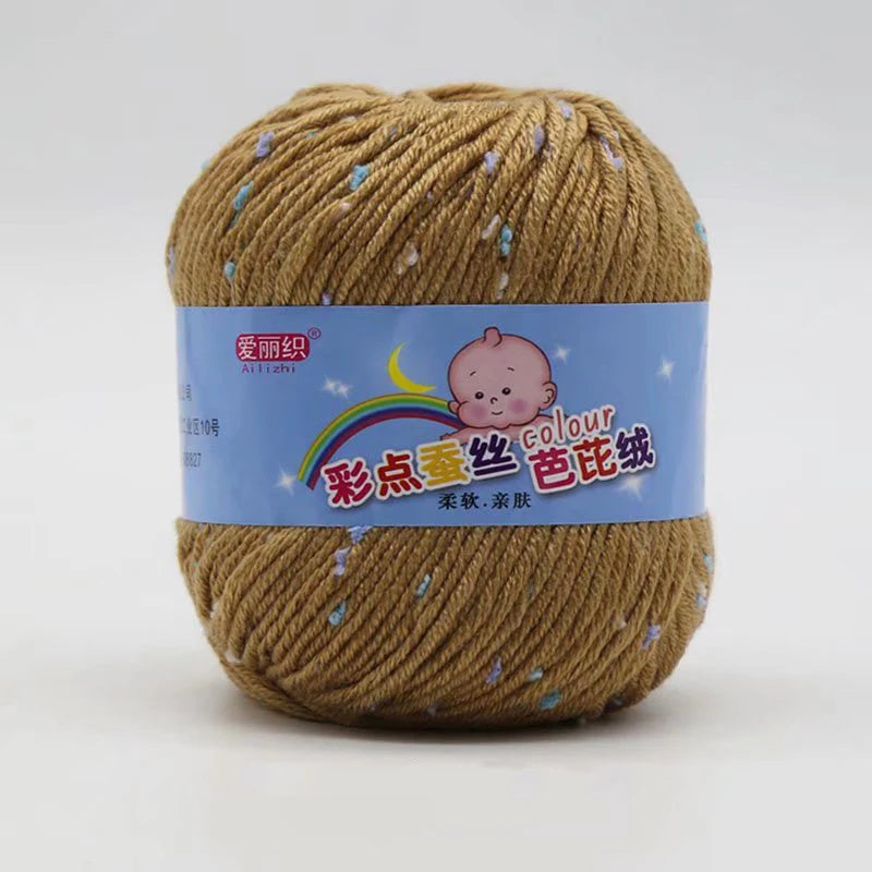 High Quality Wool Thread Eco-dyed Needlework Baby Cotton Cashmere Yarn