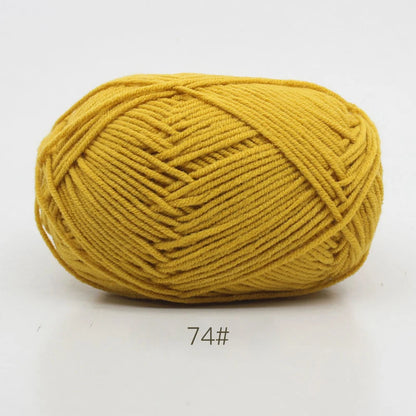 A1-a 50g/Set Soft Milk Cotton Yarn for Crochet Threads for Knitting