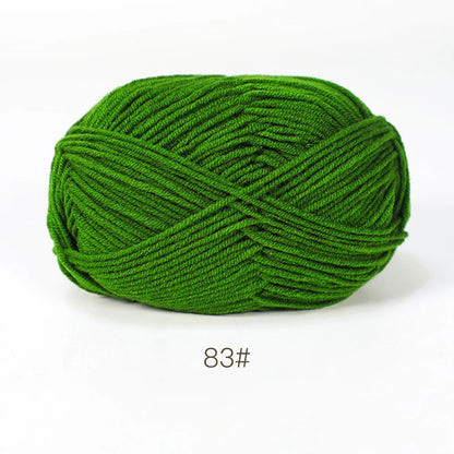 A1-a 50g/Set Soft Milk Cotton Yarn for Crochet Threads for Knitting