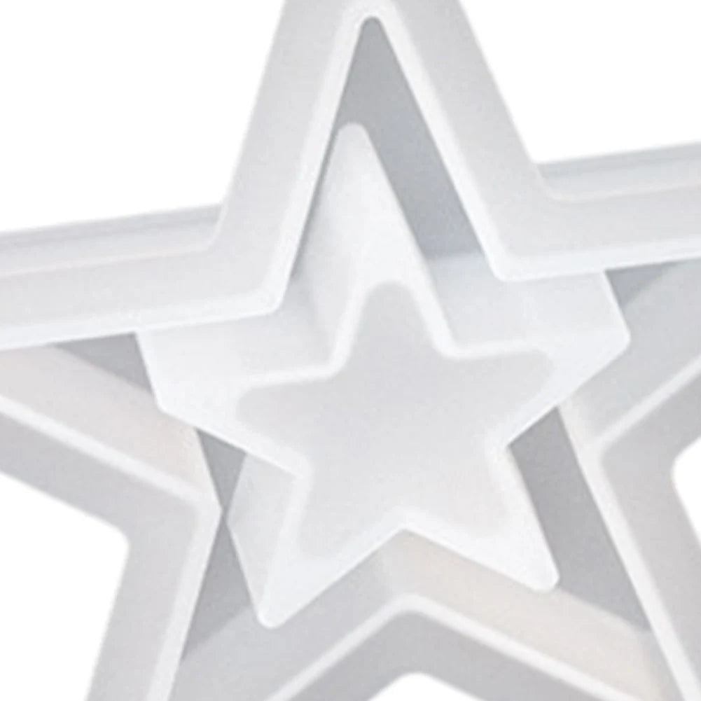 1/3Pcs Christmas Stars Silicone Mould