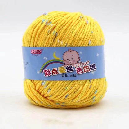 High Quality Wool Thread Eco-dyed Needlework Baby Cotton Cashmere Yarn