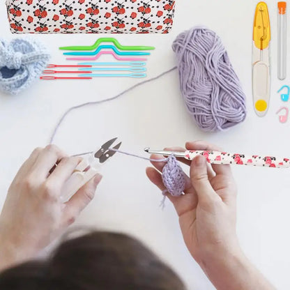 Crochet Hooks Set Of 14X Crochet Hook Needle For Beginners With Case