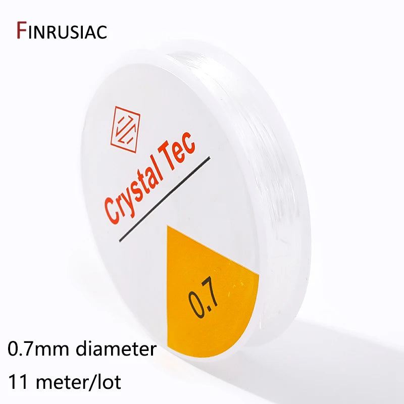 0.4-1.0mm Elastic Cord String Transparent Crystal Elastic Line