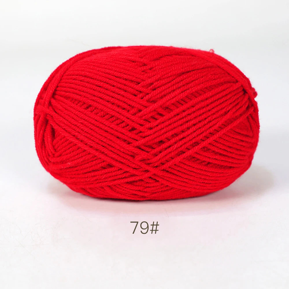 A1-a 50g/Set Soft Milk Cotton Yarn for Crochet Threads for Knitting