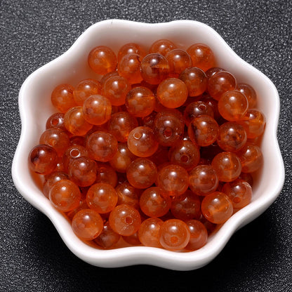 6-18mm Gradient Acrylic Beads Round Cat's Eye  Loose Spacer Beads