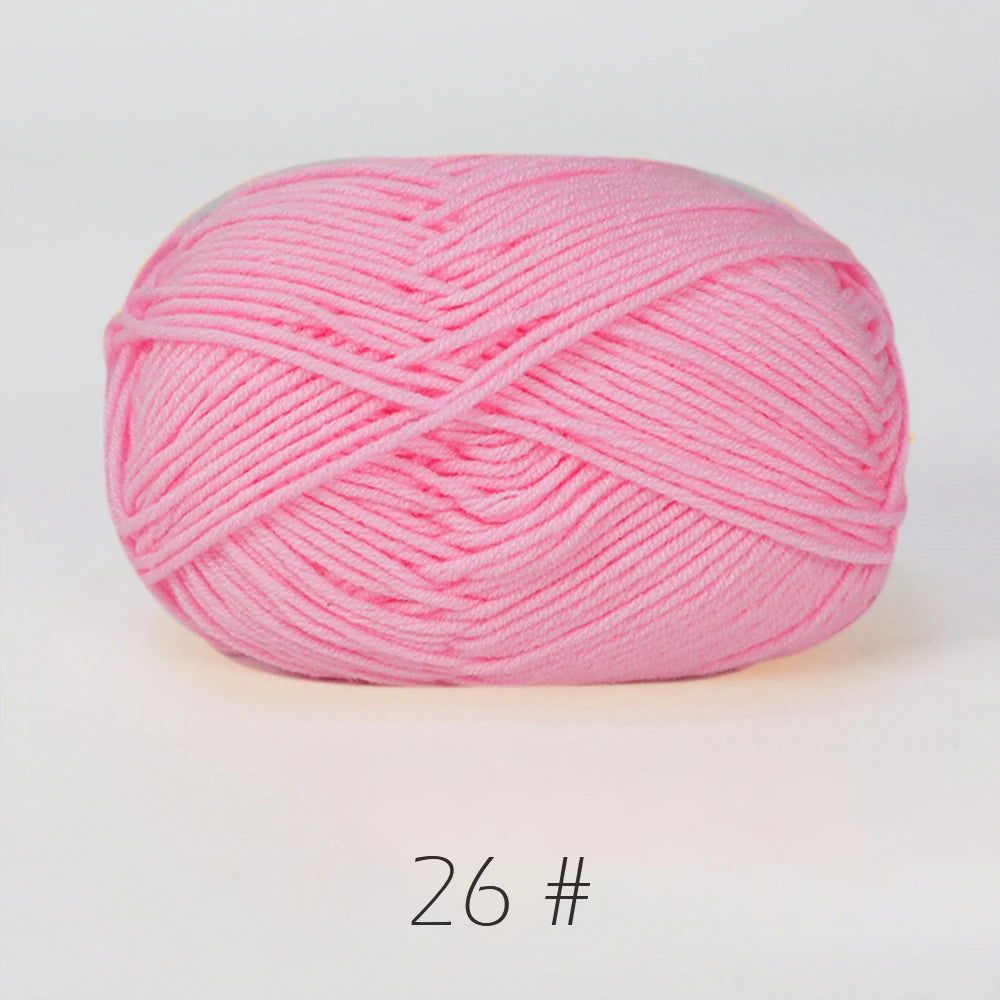 A1-a 50g/Set Soft Milk Cotton Yarn for Crochet Threads for Knitting