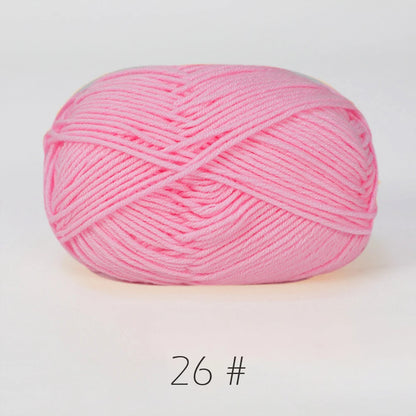 A1-a 50g/Set Soft Milk Cotton Yarn for Crochet Threads for Knitting