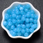 6-18mm Gradient Acrylic Beads Round Cat's Eye  Loose Spacer Beads