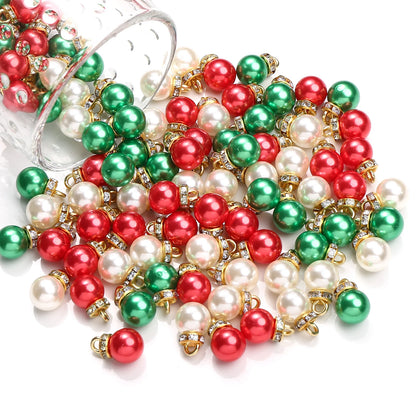 20pcs/set Shiny CCB Christmas Beads Pendant