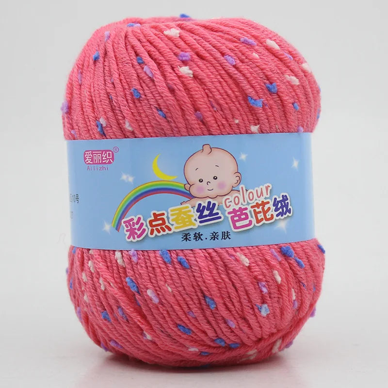 High Quality Wool Thread Eco-dyed Needlework Baby Cotton Cashmere Yarn