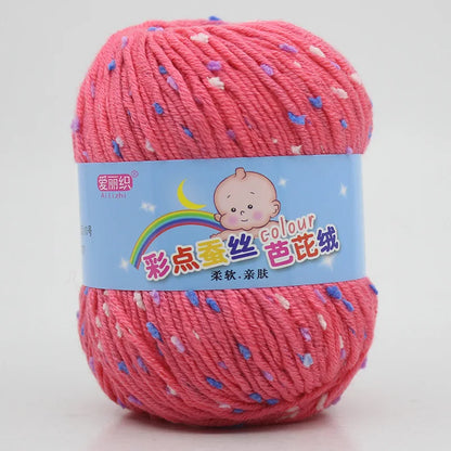 High Quality Wool Thread Eco-dyed Needlework Baby Cotton Cashmere Yarn