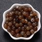 6-18mm Gradient Acrylic Beads Round Cat's Eye  Loose Spacer Beads