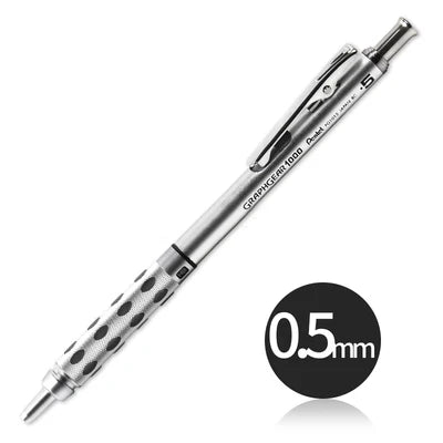 Pentel Drawing Mechanical pencils GraphGear 1000  Low Center of Gravity Telescopic Protective Tube