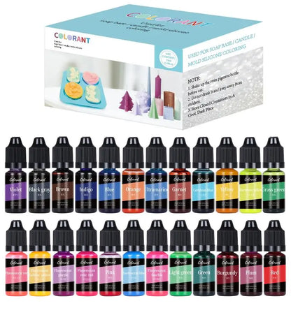 Candle Dyes Kit Liquid Colorant Pigment Set