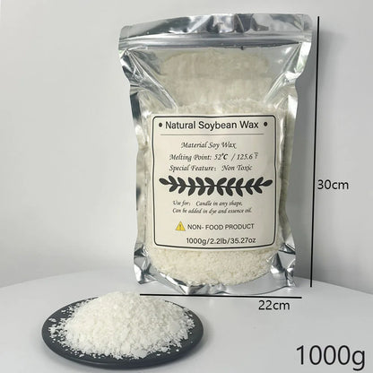 500g/1kg Pure Soy Wax Paraffin Material