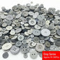 50g/Pack Mix Size Mix color Resin Button 1-3cm