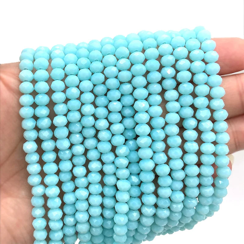 Multicolor 2 3 4 6 8mm Austria Faceted Crystal Beads