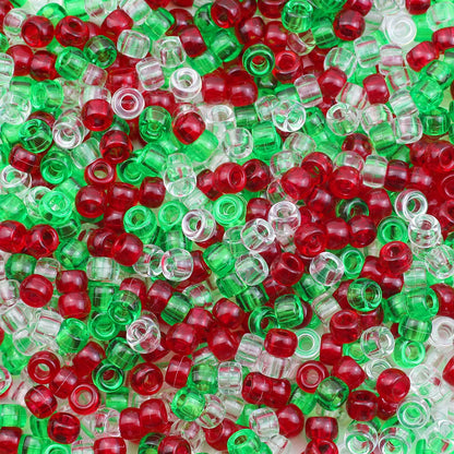 200-1200Pcs multi-colored Large Hole Pony Beads