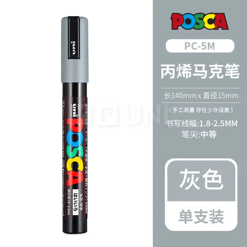 Uni Posca Full Marker PC-1M 3M 5M Multi-Colours Acrylic