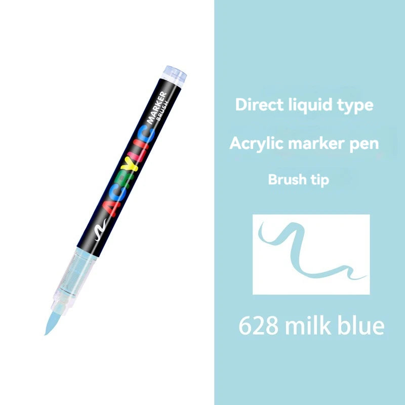 16 Colors Straight liquid Acrylic Paint Pen