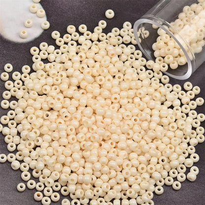 12Grams/Tube 2mm Metallic Seed Beads Japanese Round Glass Seedbeads 1200pcs