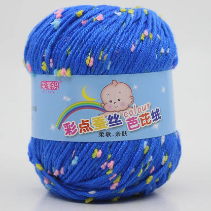 High Quality Wool Thread Eco-dyed Needlework Baby Cotton Cashmere Yarn