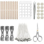 DIY Handmade Candle Craft Tools Kit with Wax Melting Hot Plate