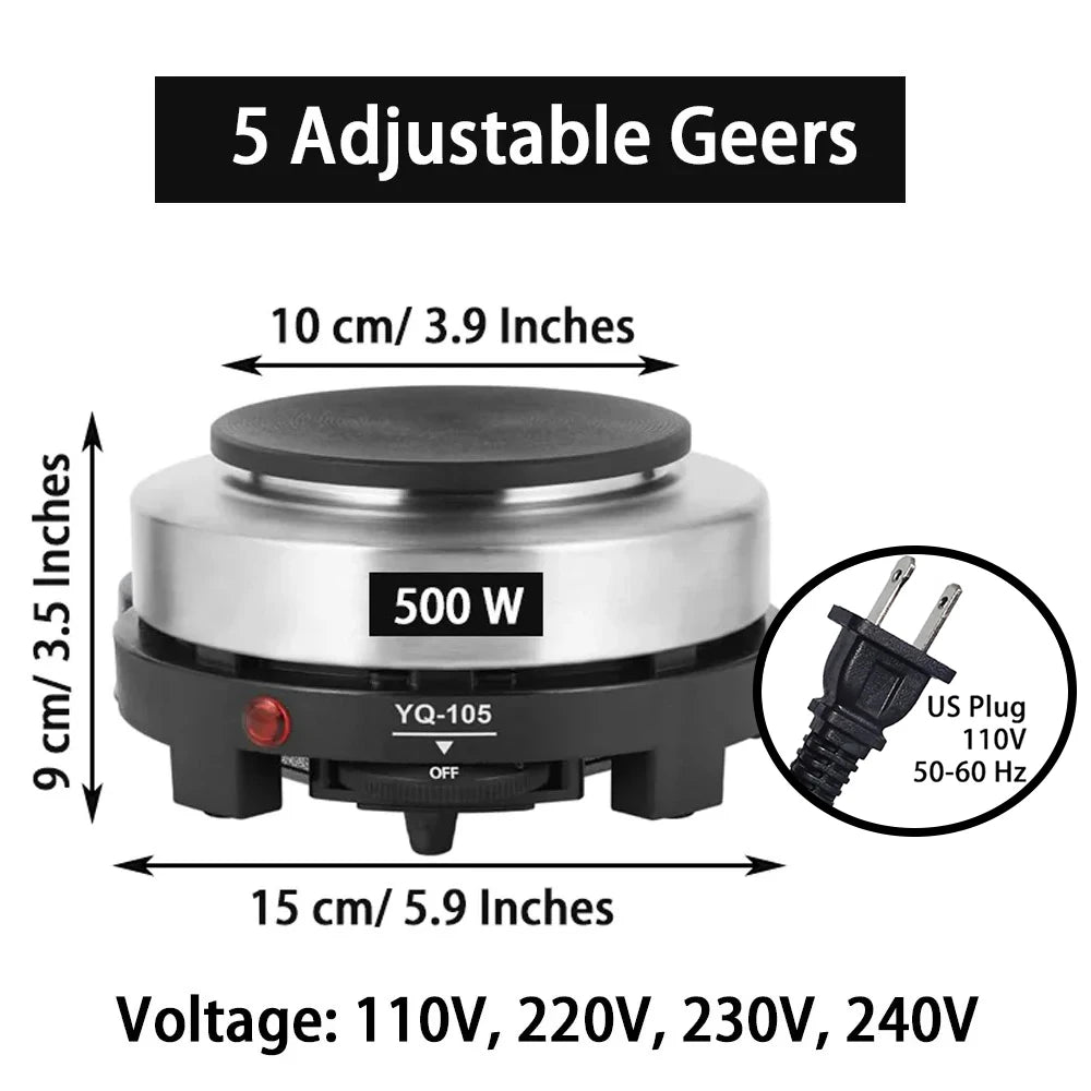 DIY Handmade Candle Craft Tools Kit with Wax Melting Hot Plate