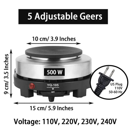 DIY Handmade Candle Craft Tools Kit with Wax Melting Hot Plate