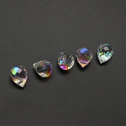 Austria AB Color Crystal Strawberry Beads 10*8mm Shiny Faceted Glass Beads