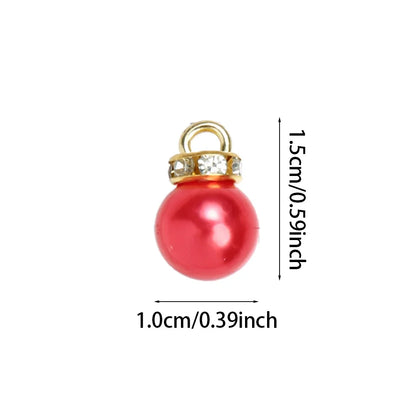 20pcs/set Shiny CCB Christmas Beads Pendant