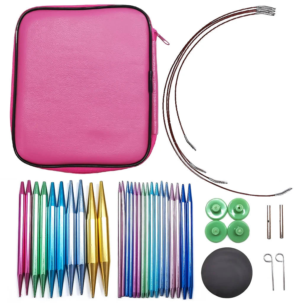 Aluminum Circular Knitting Needles Set