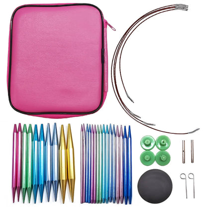 Aluminum Circular Knitting Needles Set