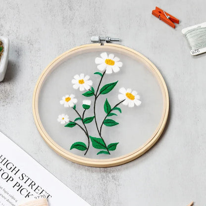 Transparent Double-Sided Embroidery Kit