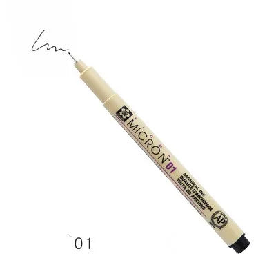 1pcs Sakura Pigma Micron Fine Pen Waterproof Smooth Black Ink  Rotulador Tekenen