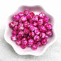 4/6/8/10mm Pattern Round Glass Beads Loose Spacer Beads