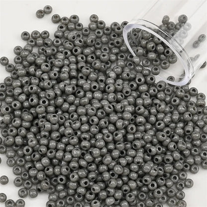 12Grams/Tube 2mm Metallic Seed Beads Japanese Round Glass Seedbeads 1200pcs
