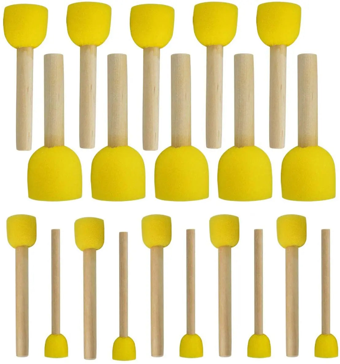 20pcs Round Sponges Brush Set Stencil Sponge