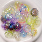 10Pcs/Lot Transparent UV Plated Acrylic Wind Bell Beads Charms