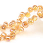 Austria AB Color Crystal Strawberry Beads 10*8mm Shiny Faceted Glass Beads